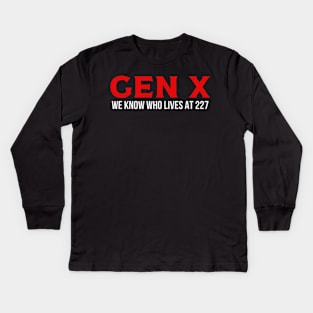 GEN X 227 Kids Long Sleeve T-Shirt